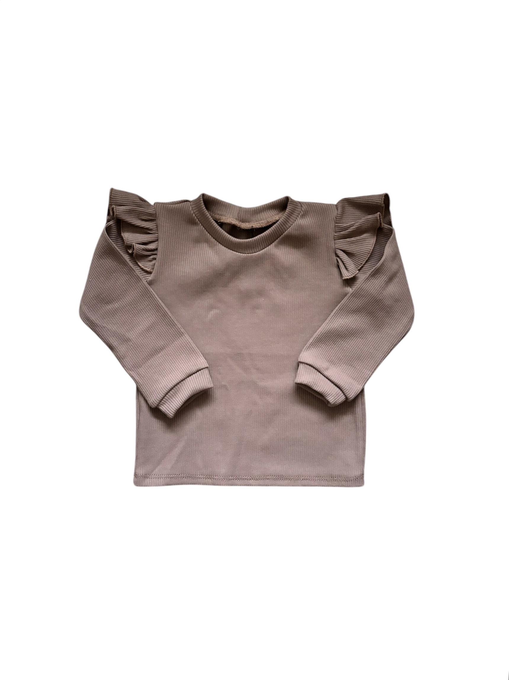 Longsleeve rib cacao